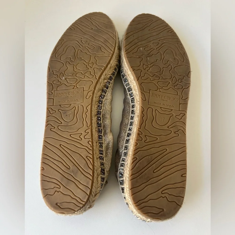 Jimmy Choo. Flat Espadrilles. Excellent Condition